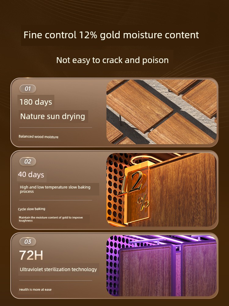 Supor Black Gold Ebony Cutting Board Antibacterial and Mildewproof Home Chopping Board Solid Wood Kitchen Chopping Board Cutting Board Fruit Cutting Board