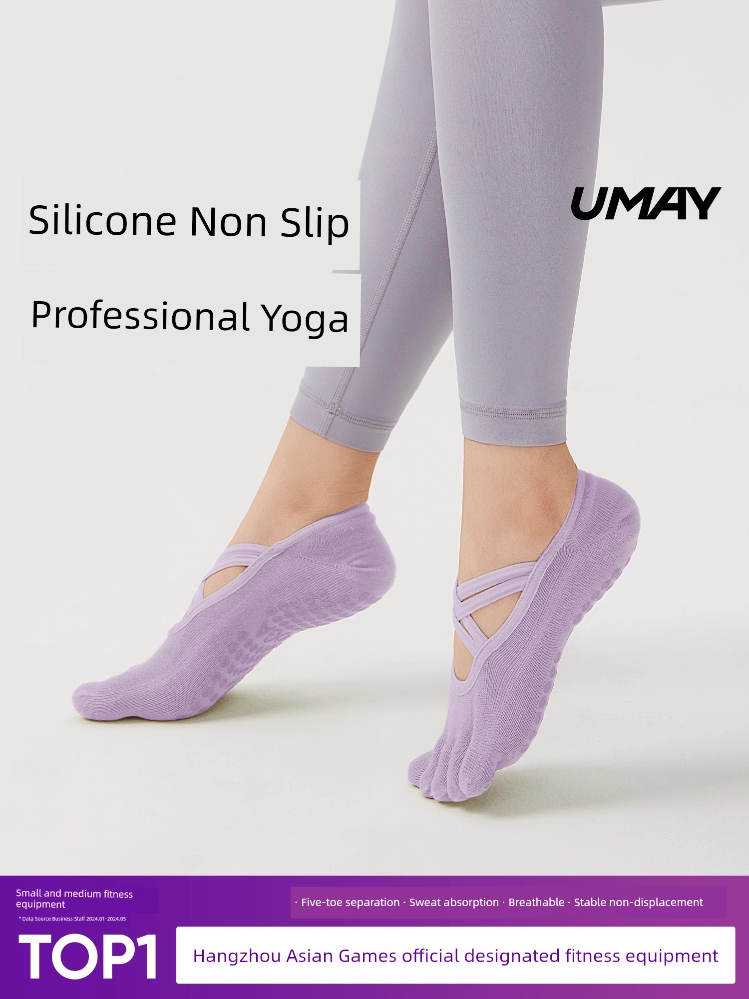 Dedicated Indoor Fitness New Arrival Non-Slip Yoga Socks