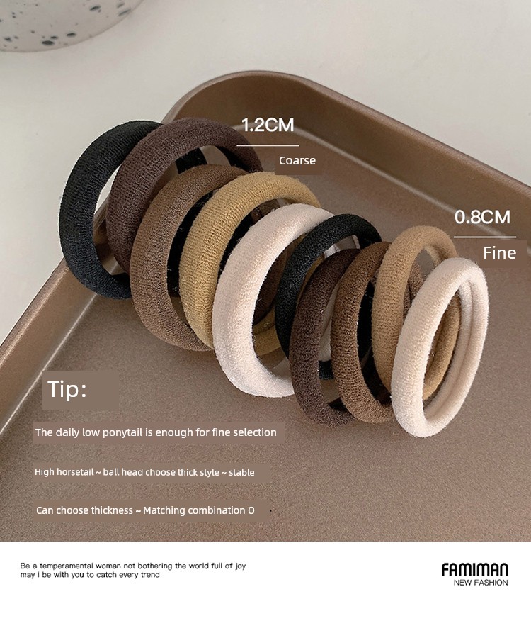Durable High Elastic Hair Ties with Luxury Case