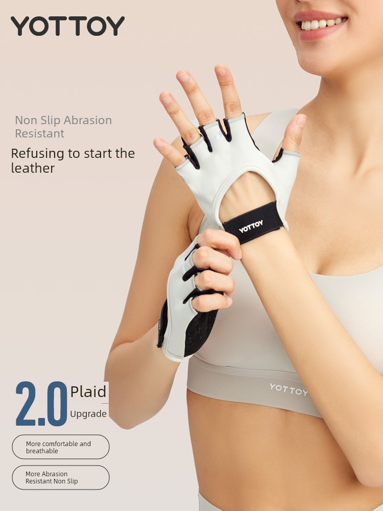 Anti-Cocoon Half Finger Wait Lifting Kettlebell Training Fitness Gloves