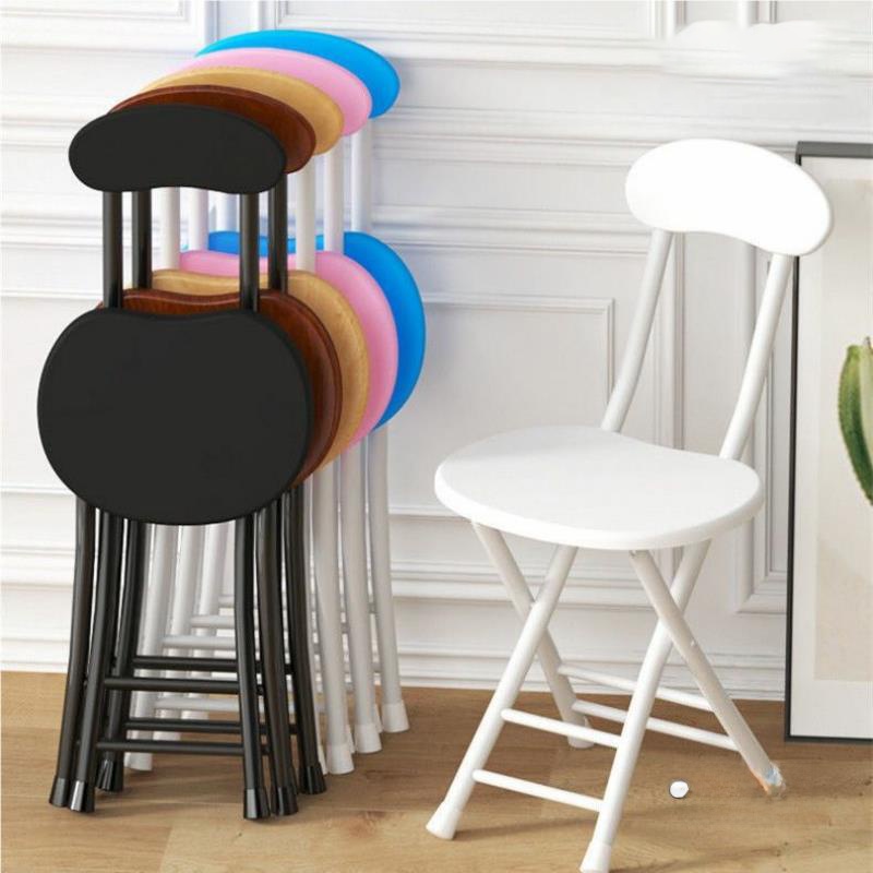 Foldable Chair Folding Stool Sub Home Dining Chair Armchair Training Chair Balcony Chair Dormitory Chair Portable Chair Folding Stool