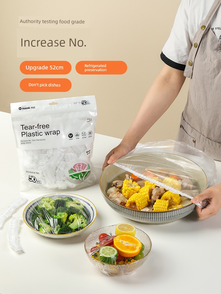 Qingqi Large Food Grade Kitchen Refrigerator Plastic Wrap