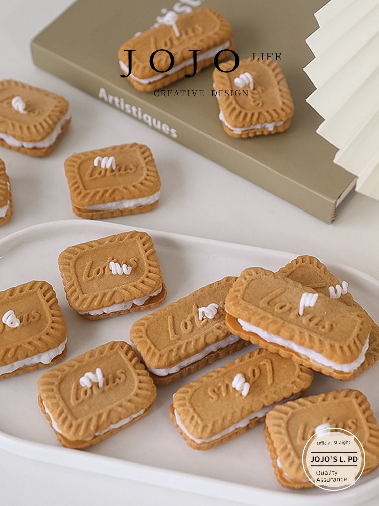 Jojo's L. Pd. Mr. Grocery. Handmade Creative Fragrance Sandwich Biscuit Aromatherapy Candle | Qiu Feng