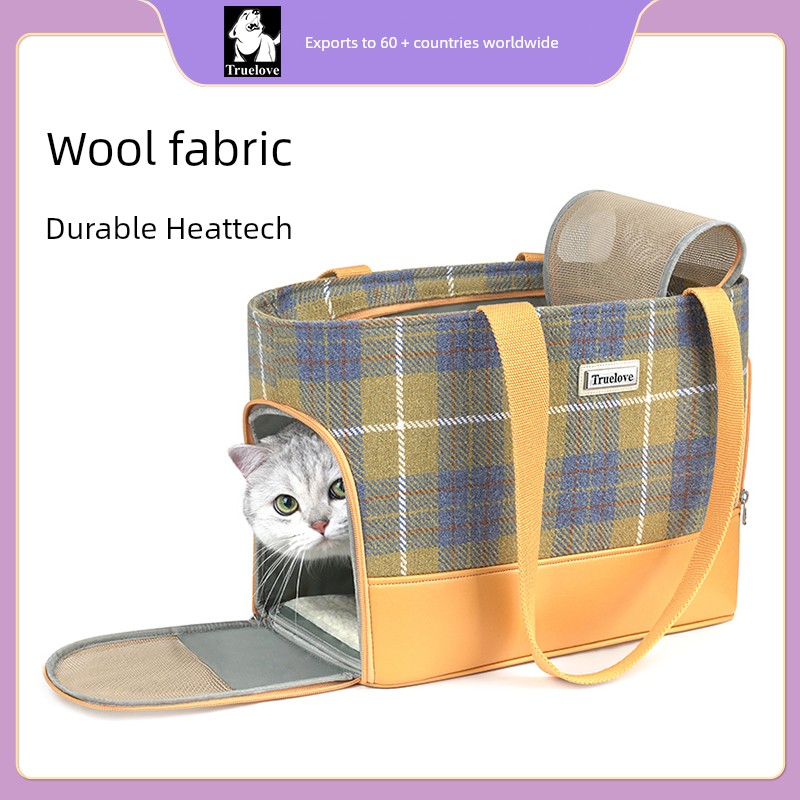 Truelove Cat Bag Portable Outing Pet Backpack Breathable Space Capsule Single Shoulder Bag Travel Back Cat Box