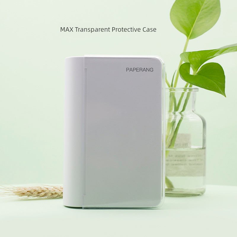 Paperang Three Generations Max HD Wide Width Wrong Question Printer Transparent Plastic Protective Case Hard Shell Acrylic Protective Case (Protective Case without Machine)