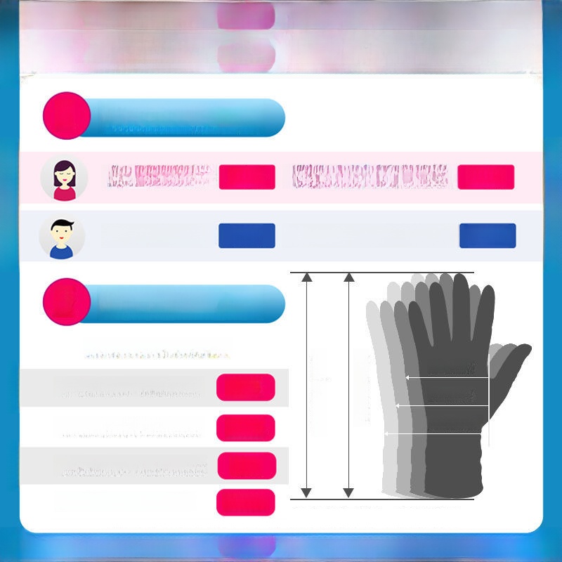 Ding Qing Extra Thick and Durable Disposable Kitchen Dishwashing Gloves