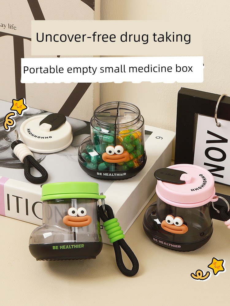 Medicine Packing Box Portable Mini Medicine Box for Seven Days a Week Three Meals a Day Pill Tablet Storage Box Sealed