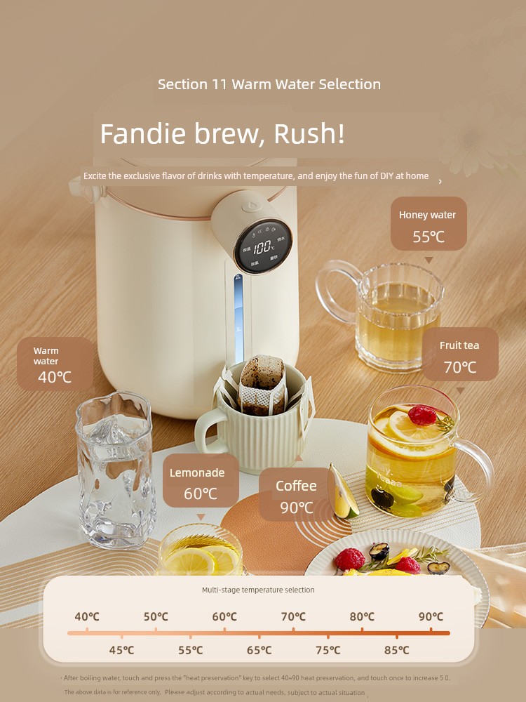 Bear 316L Intelligent Automatic Heat Preservation Integrated Kettle