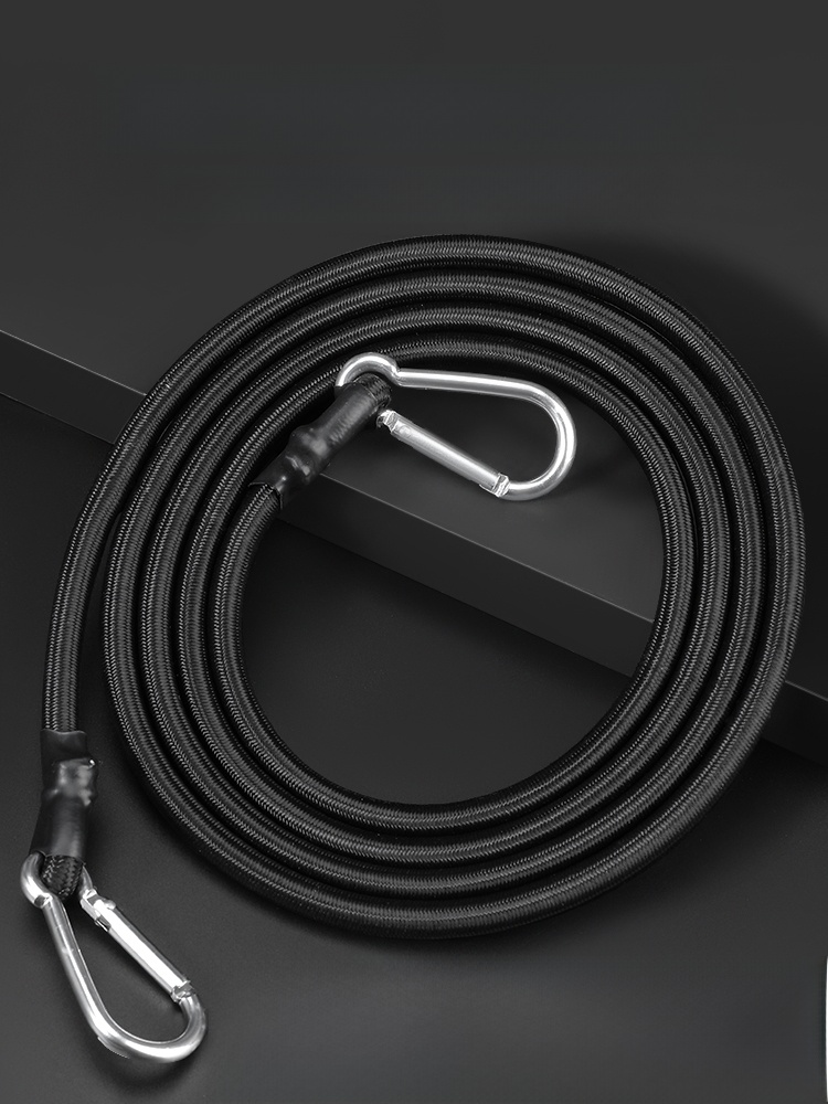 Electric Car Motorcycle Straps Binding Elastic Cargo with Hook Rope Bicycle Elastic Luggage Rope Beef Tendon Rope