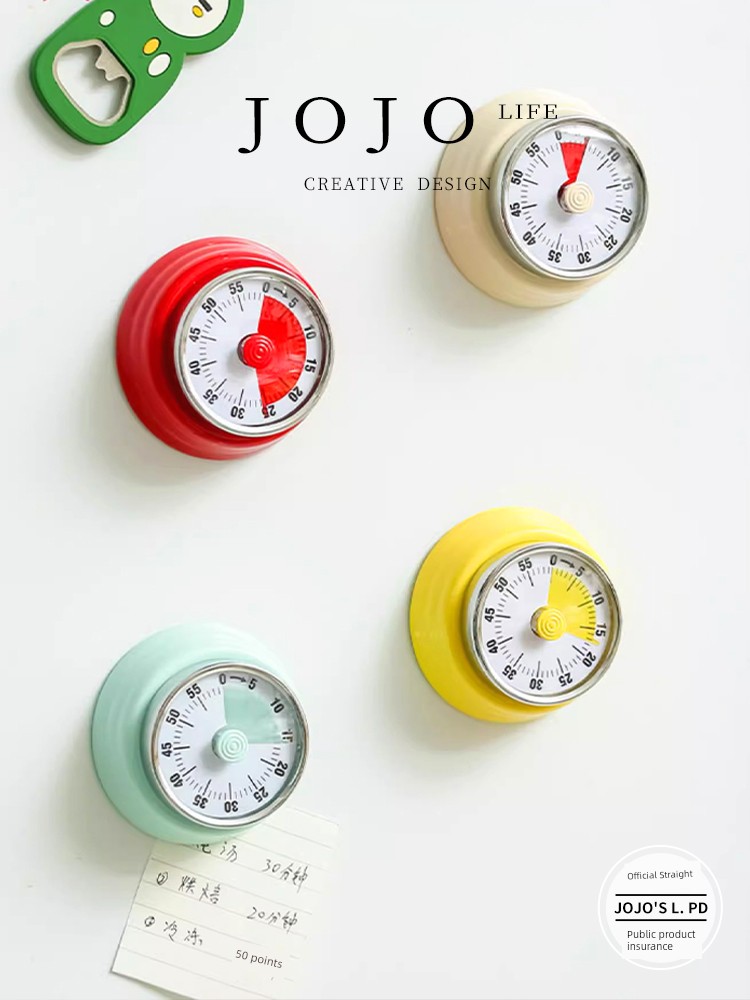 Jojo's L. Pd. Manance. Kitchen Timer Mechanical Reminder Time Management | Mandance