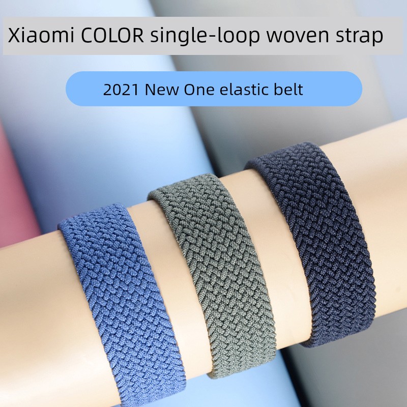 Suitable for Xiaomi Watch Color2 Strap Integrated Huami 1 Generation 2 Smart 3 Sports GTR2 Woven Amazfit Mi Mobile Youth Version 22mm Replacement Belt Gts20 2S Wrist Strap