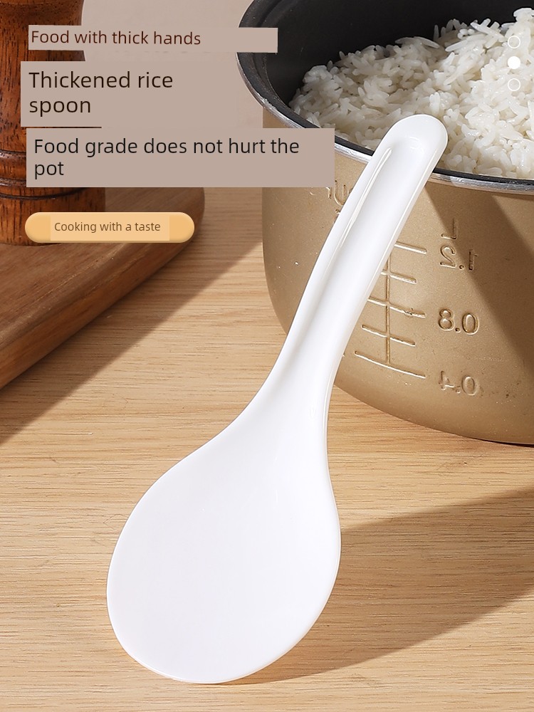 Plastic Thickened Long Handle Food Grade Rice Spoon Spatula