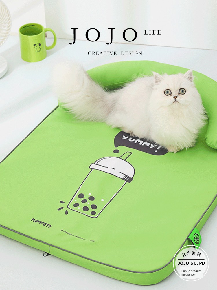 Jojo's L. Pd. Mr. Grocery. Summer Pet Bed Cool Cooling Kennel Pet Mat | Qiaosi