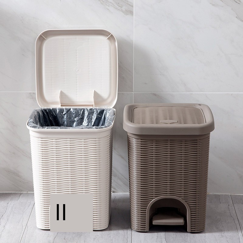 Jujiajia Classification Pedal Trash Can For Home Creative Living Room Small Wastebasket Bathroom Kitchen with Lid Dust Basket