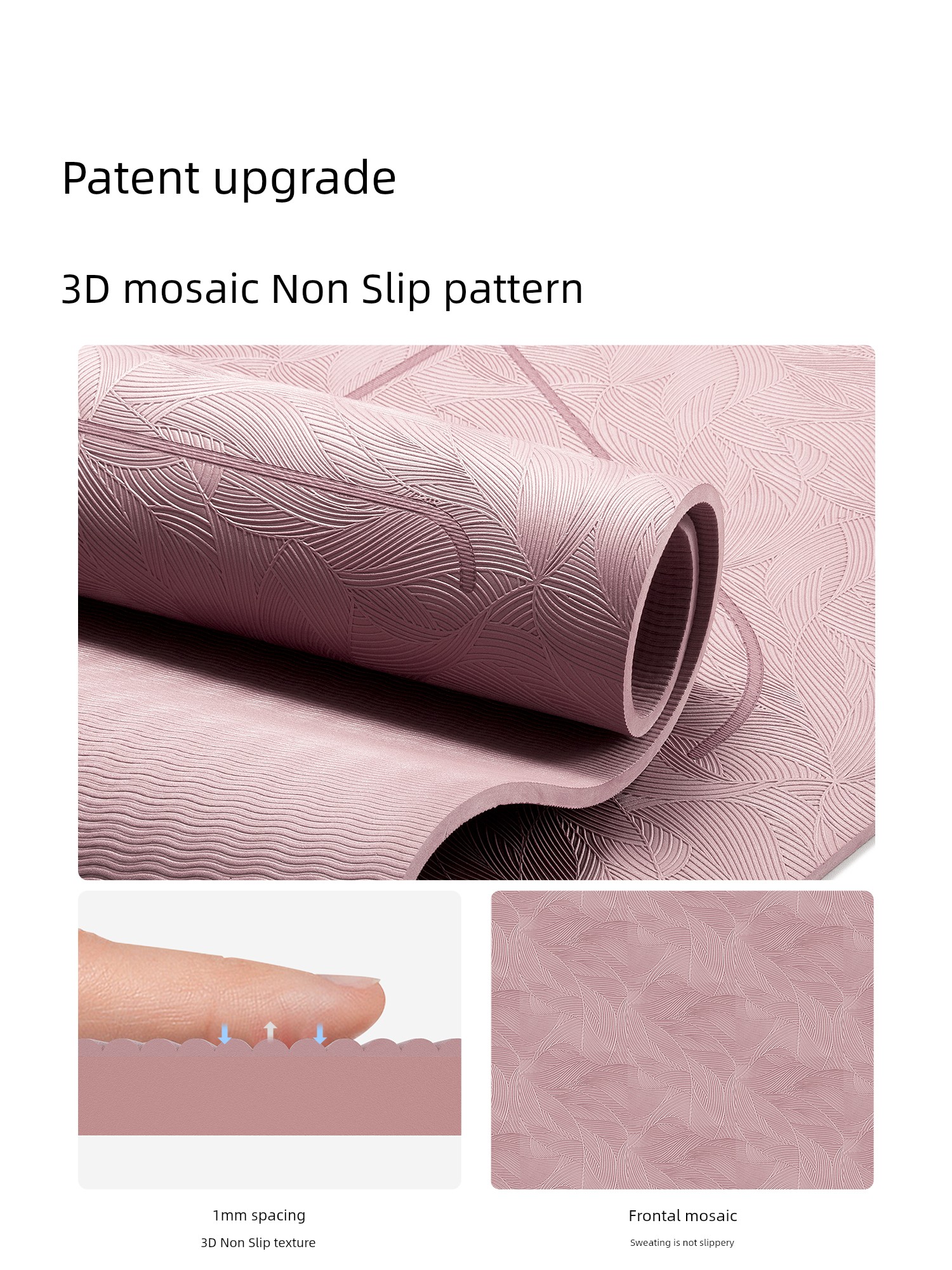 Shock Absorption Mute for Women Only Fitness Exercise Yoga Mat