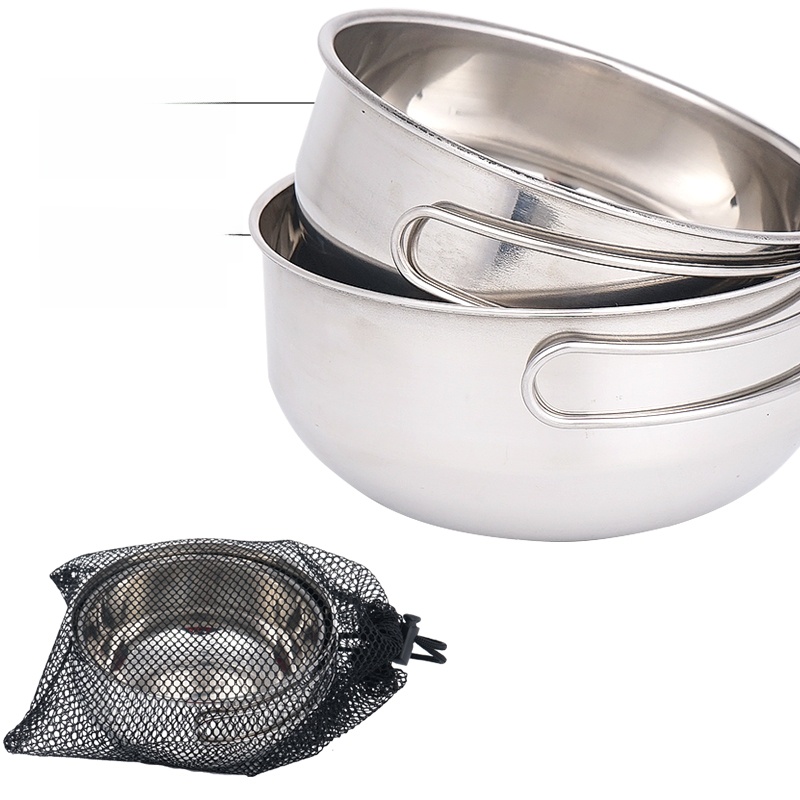 Folding Bowl 500ml Hiking Water Cup Combination Outdoor