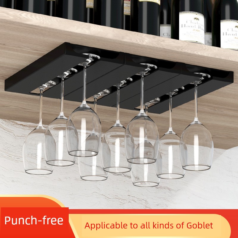 Rack Goblet For Home Upside down Red Hanging Wine Glass Jujiajia Draining Rack Wine Hanging Cup Storage Cup Holder