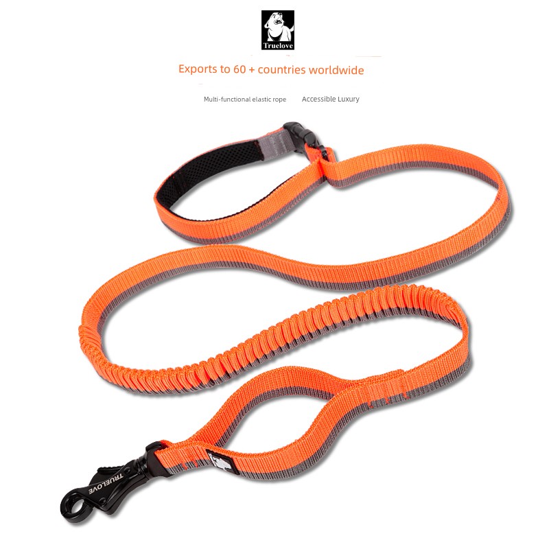 Truelove 宠物手持绳 狗手持绳 狗绳 金毛寻回犬 缓冲弹性牵引