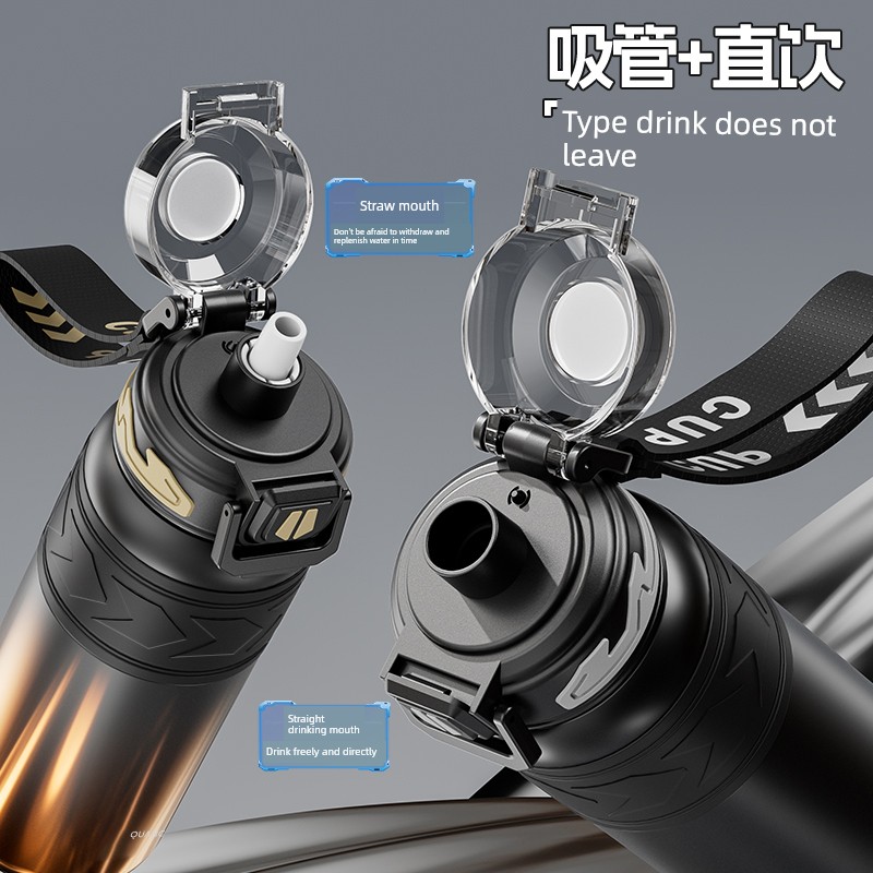 Full-Grid 316L Stainless Steel Liner Heat Preservation Cup Large Capacity Portable Water Cup Student Sports Fitness Sports Cup
