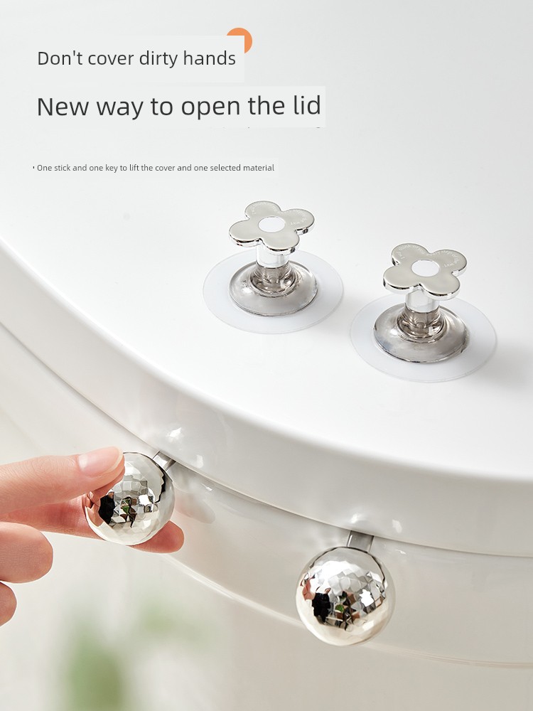 Toilet Cover Lifter Toilet Lid Lifter Lift the Lid Handle Handy Gadget Toilet Toilet Seat Lid Lifter