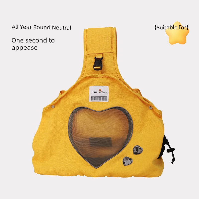 Cat Bag Portable Cat Multi-Functional Crossbody Anti-Stress Cat Bag Dog Bag Dog Cat Chest Pet Backpack