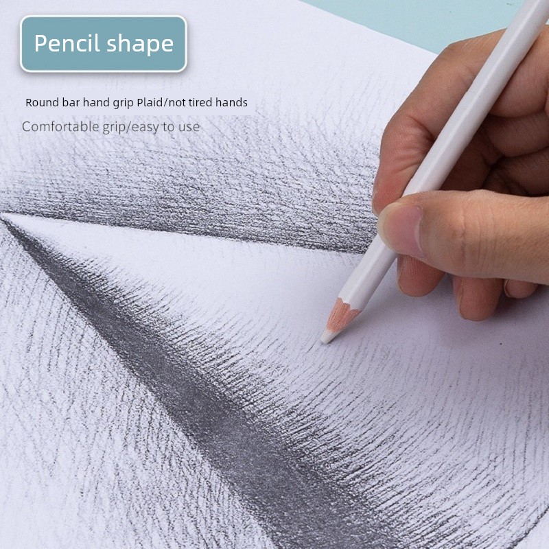 Clear Word Rubber Pen Pen-Shaped Highlight Rubber Pen Art Student Sketch Painting Durable Pen Painting Pen-Shaped School Supplies
