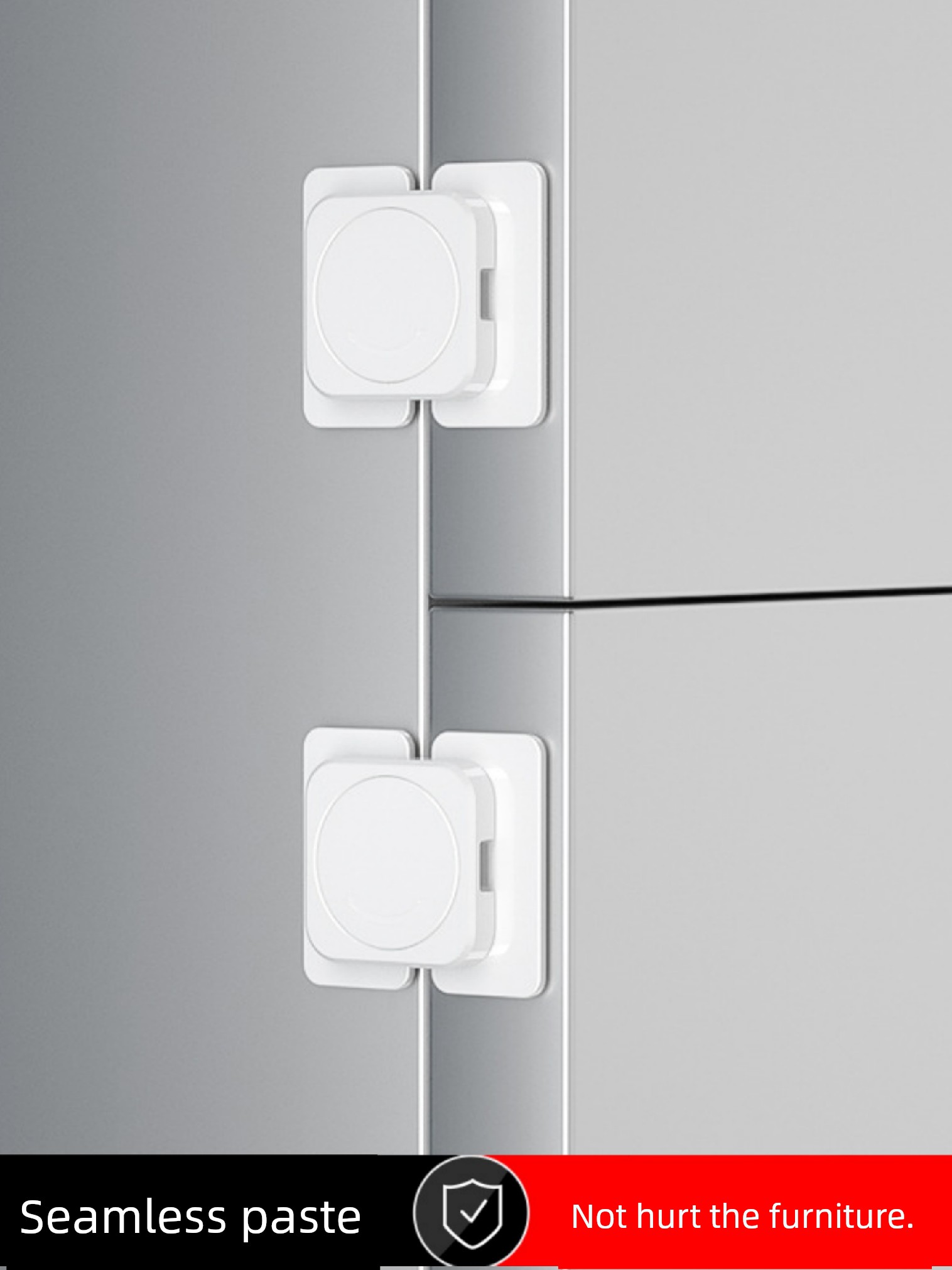 Refrigerator Desk Special Lock Punch-Free Cabinet Drawer Kids Safety Lock Baby Anti-Open Door Baby Anti-Clamp Hand