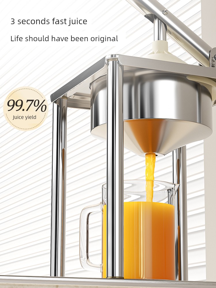 Manual Juicer Orange Juice Juicer Juice Extractor Squeezing Machine Hand Pressure Orange Commercial Stall Fruit Fresh Pressed Handy Gadget