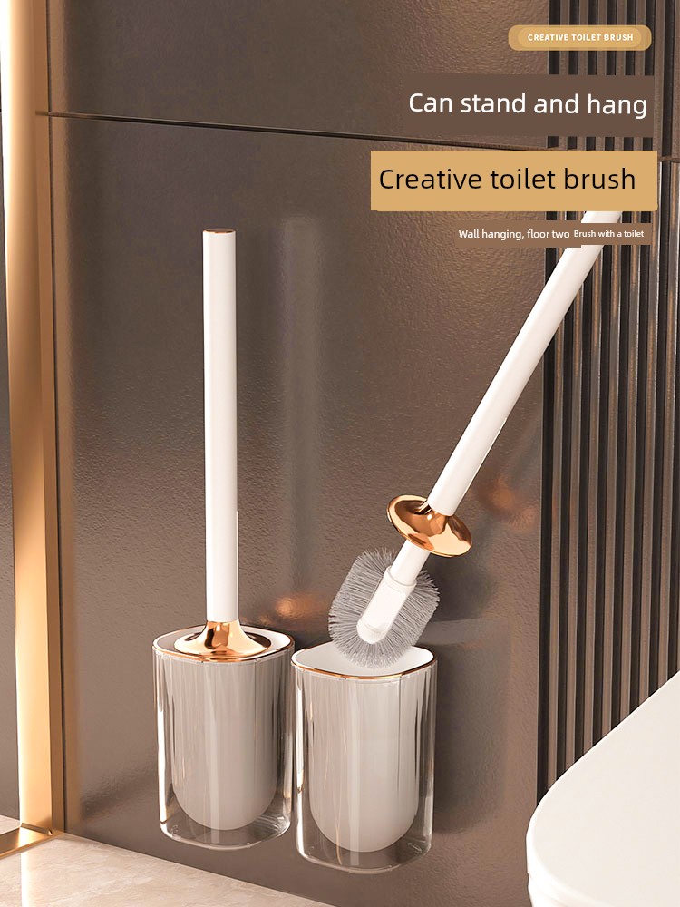 No Dead Angle Wall-Mounted Toilet Cleaning Long Handle Toilet Brush