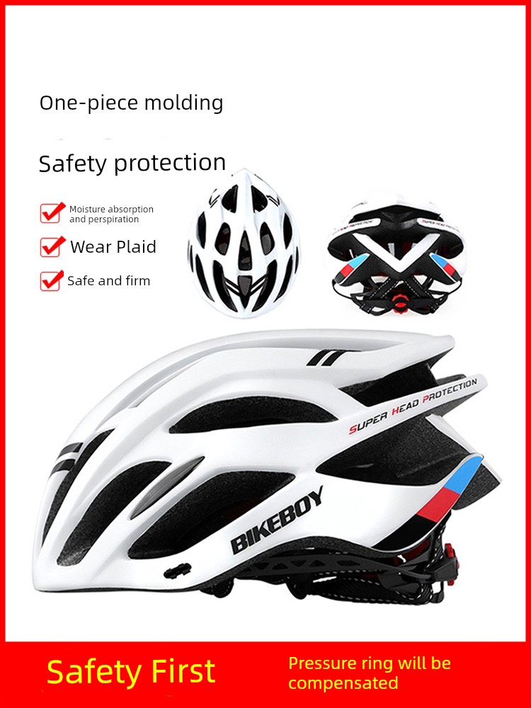 Bicycle Helmet Men's Mountain Bike Road Bike Teenagers Roller Skating and Bicycle Breathable Safety Helmet Female Cycling Fixture