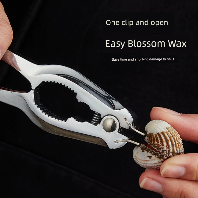 Mussel Opener Mud Raccoon Hair Clip Flower Raccoon Blood Mussel Open Venerupis Philippinarum Blood Raccoon Clamp Blood Clams Handy Gadget Pliers Tool Shell Opener