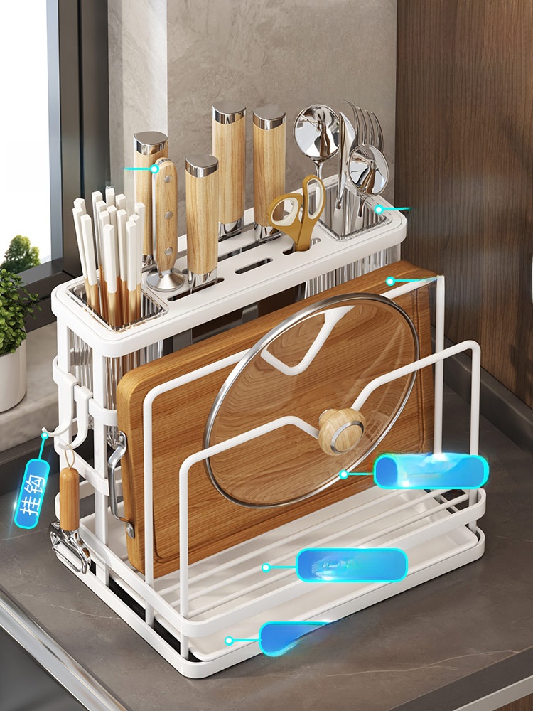 Kitchen Chopping Board Cutting Board Wall Hanging Chopsticks Integrated Knife Holder