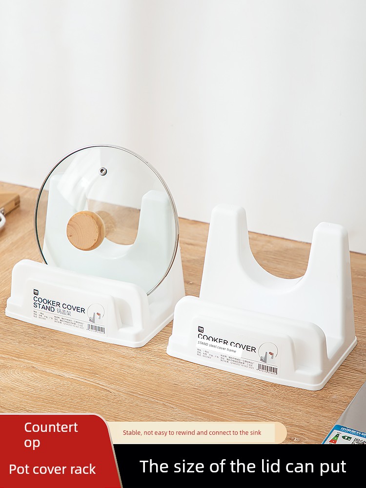 Pan Lid Shelf Table Top Handy Gadget Chopping Board Kitchen Lid Rack Plastic Holder Carrier Cutting Board Storage Rack
