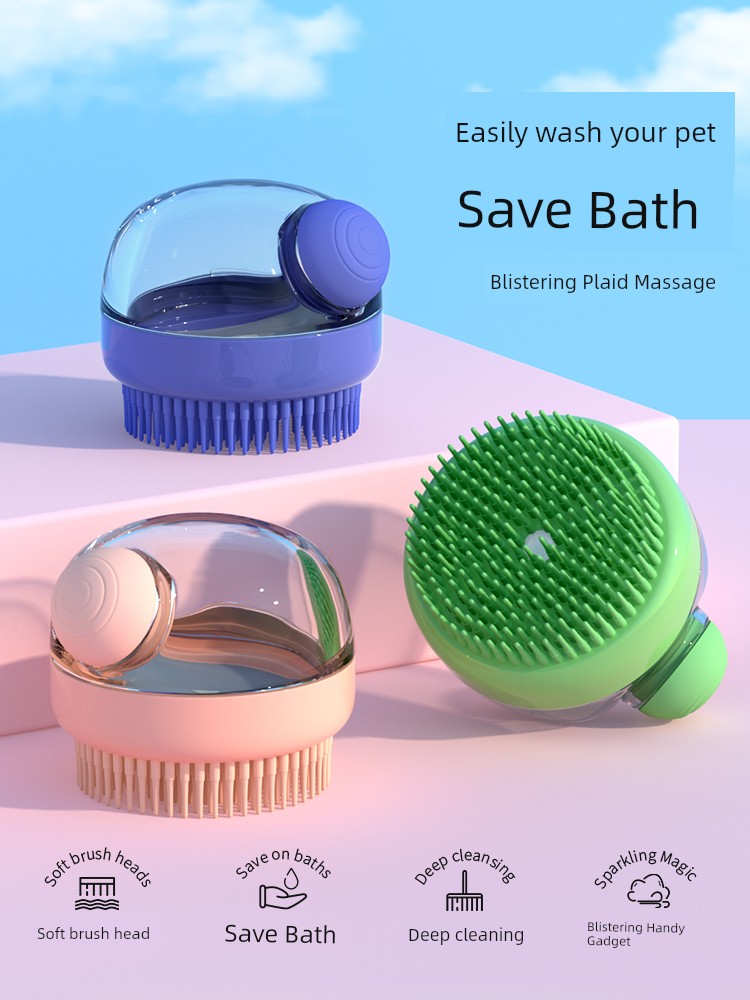 Pomeranian Massage Brush Cat Miracle Baby Sponge Pet Dog