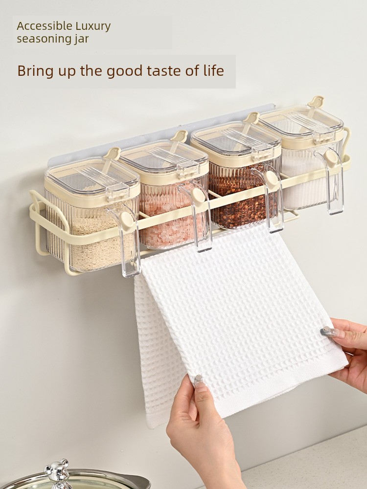 Seasoning Box Seasoning Box Salt/Seasoning Can Sealed Spice Jar Kitchen For Home Storage Bottle Seasoning Storage Box