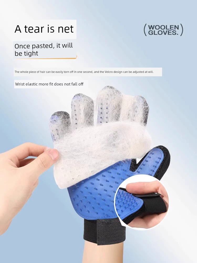 Comb Dog Bath Cat Petting Gloves