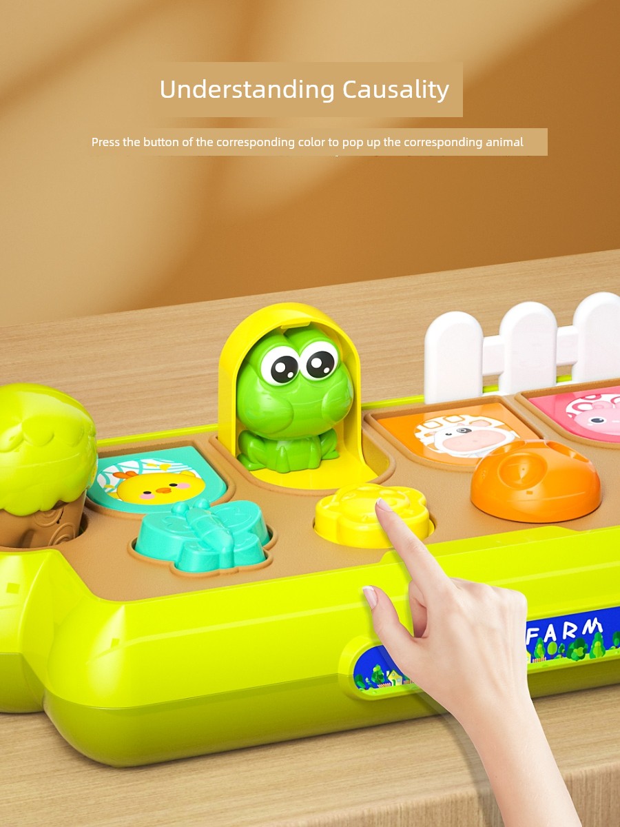 Whac-a-Mole Kids Toy Boy Infant 1 1 1 2 and a Half Years Old 0 Intelligence Early Education 6 Baby Girl 3 Decompression Beating 5