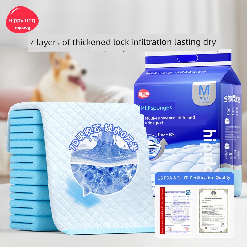 Hippie Dog Pet Training Guide Urine Dog Disposable Diapers Thickened Toilet Cat Deodorant Absorbent Baby Diapers