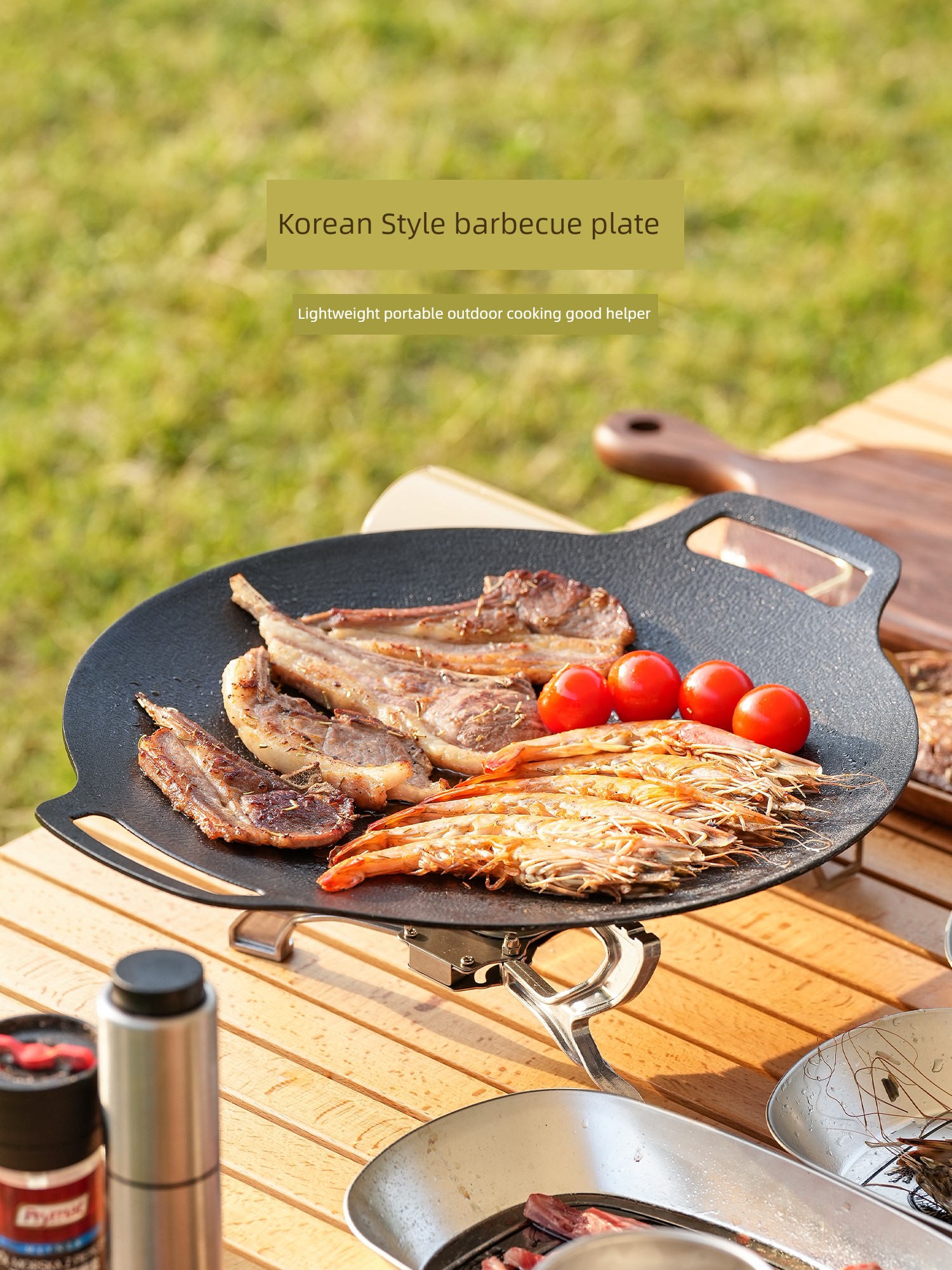 Primitive Man Portable Teppanyaki Korean Style Picnic Camping