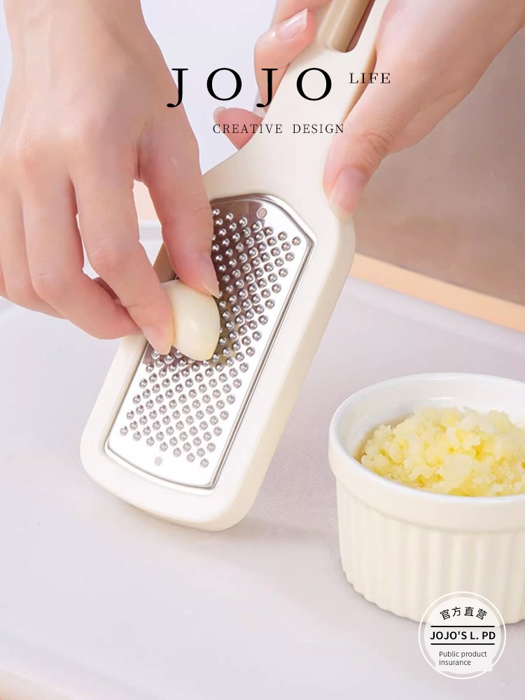Jojo's L. Pd. Chan. Stainless Steel Scraper Overlapping Design Kitchen Grater | Fu Can