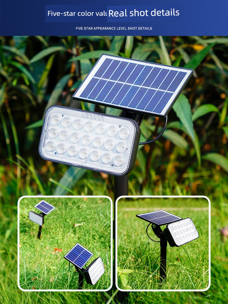 Светодиодные прожекторы NVC Solar, наружные, супер яркие, водонепроницаемые, напольные, садовые фонари, ландшафтные фонари, фонари для деревьев