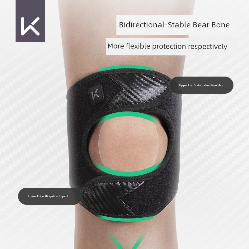 Keep Knee Pad Professional Skipping Rope Women's Knee Sports Patella Retinaculum Menisci Joint Protective Cover Non Slip Running Protective Gear