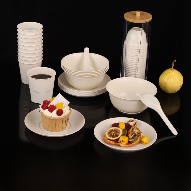 Rice Husk Food Grade For Home Rice Bowl Chopsticks Thick Cutlery