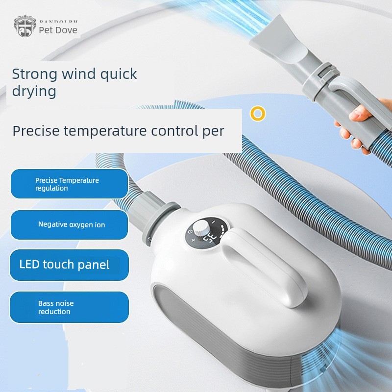 Dispensador de Agua Inteligente para Mascotas Hippie Dog, Secador de Gatos de Alta Potencia, Soplador de Agua para Perros, Tecnología de Importación Alemana y Japonesa