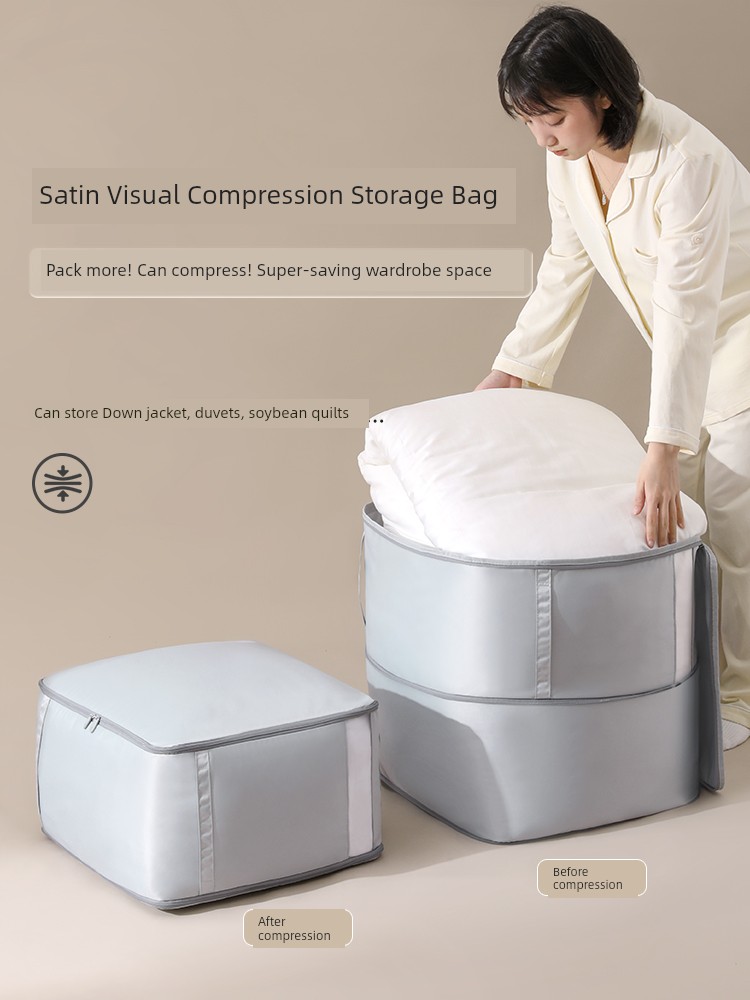 Sky Longitudinal Dustproof Bag Large Capacity down Jacket Quilt