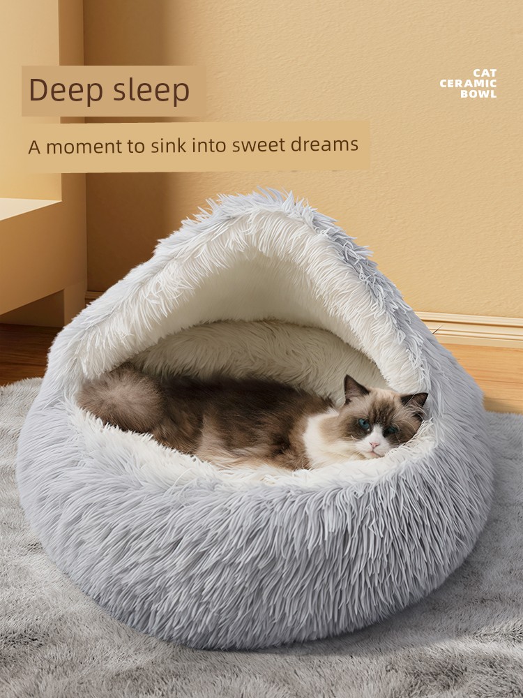 Heattech Semi-Closed Internet Celebrity Princess Bed Winter Cat Nest