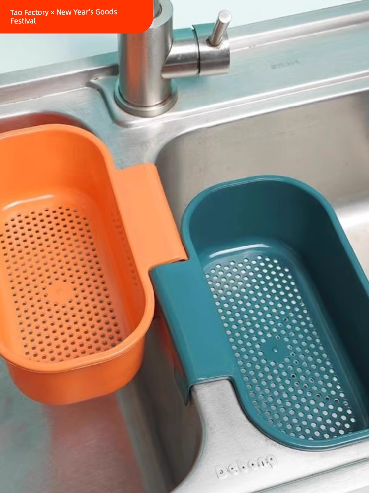 Hanging Sink Filter Plastic Leftovers Kitchen
