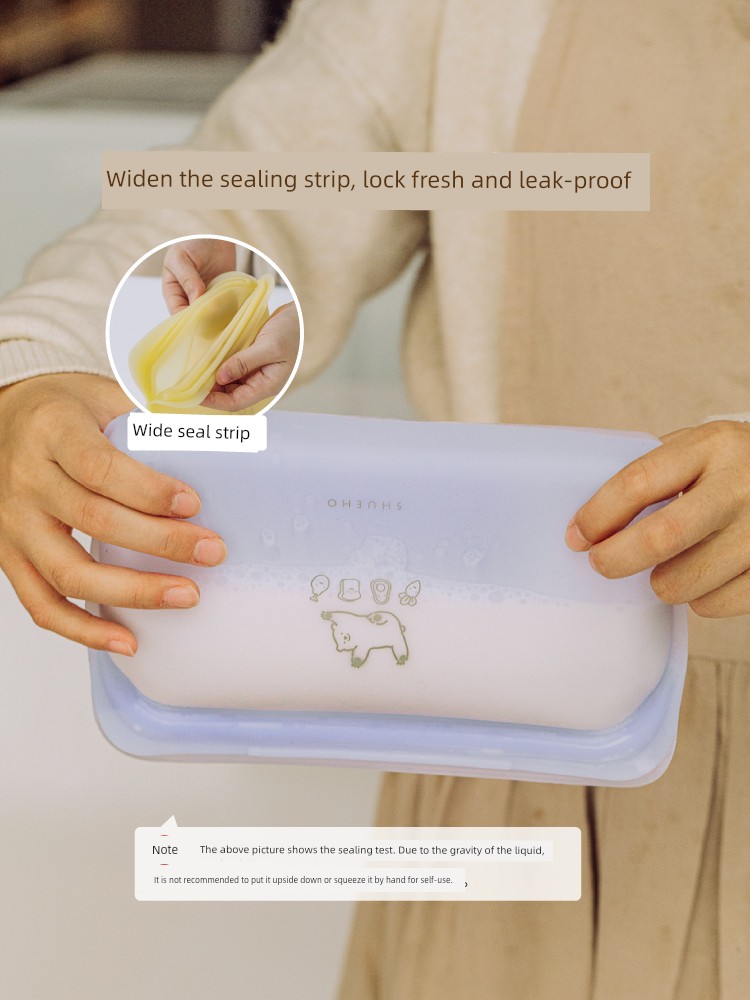 Tree Can Edible Silicon Freshness Protection Package For Home Packing Bag Refrigerator Food Buggy Bag Small Size Sealed Bag Envelope Bag