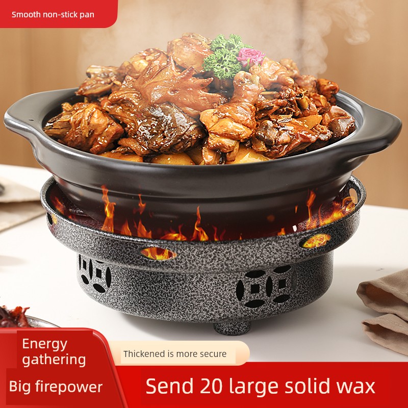 Casserole Gas Stove Dedicated Alcohol Stove Small Hot Pot Stove For Home High Temperature Resistance Claypot Rice Hot Pot Dry Burning Small Casserole
