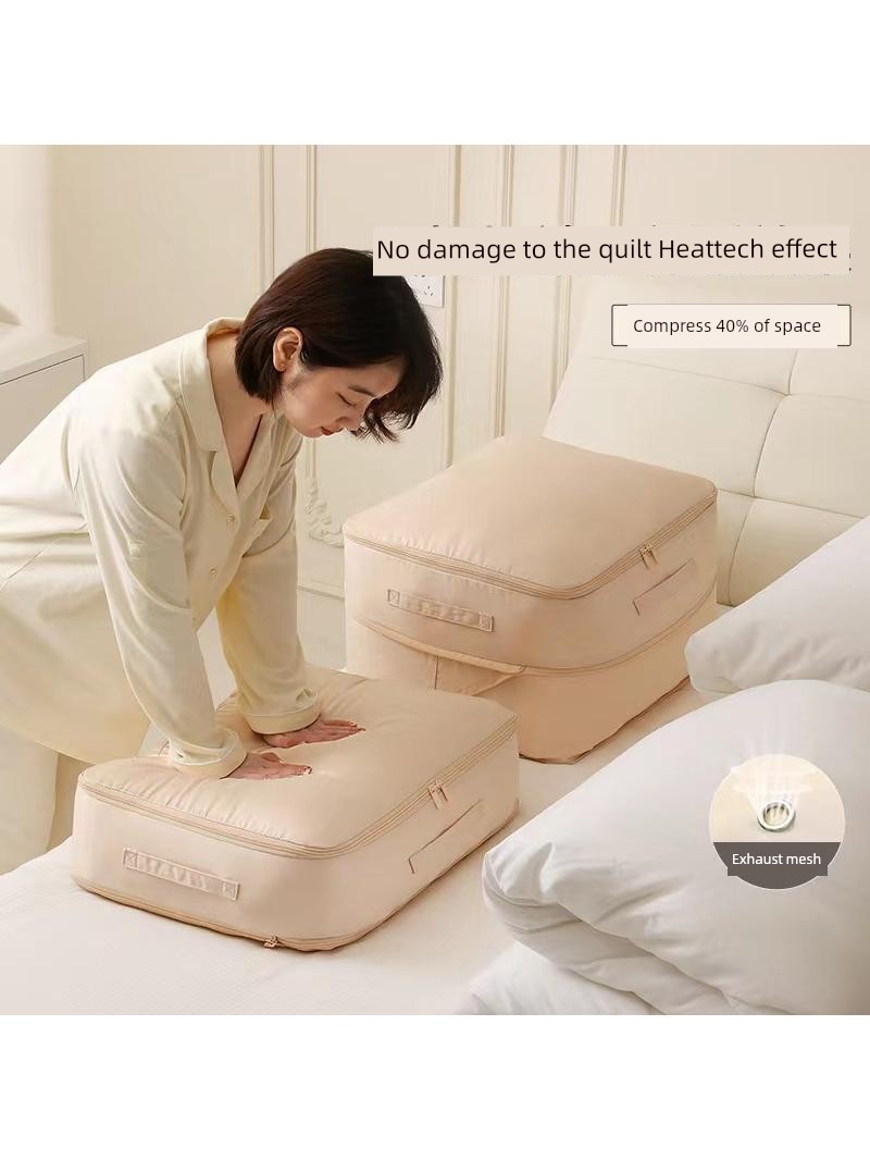 Jujiajia Quilt Compression Storage Bag Duvet Silk Quilt Special Organizing Folders For Home down Jacket Cotton-Padded Quilt